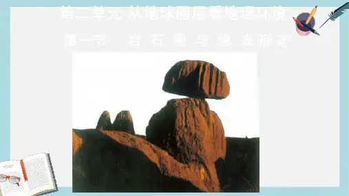 2019-2020年鲁教版高中地理必修一第二单元第一节《岩石圈与地表形态》优质课件(共25张PPT)