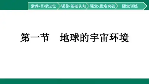 第1章宇宙中的地球第1节地球的宇宙环境-2024-2025学年高中地理必修第一(人教版)配套课件