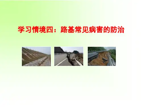 路基常见病害的防治
