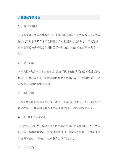少儿戏剧表演考级