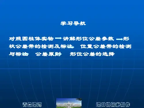 项目七形状和位置公差及其误差的测量.ppt