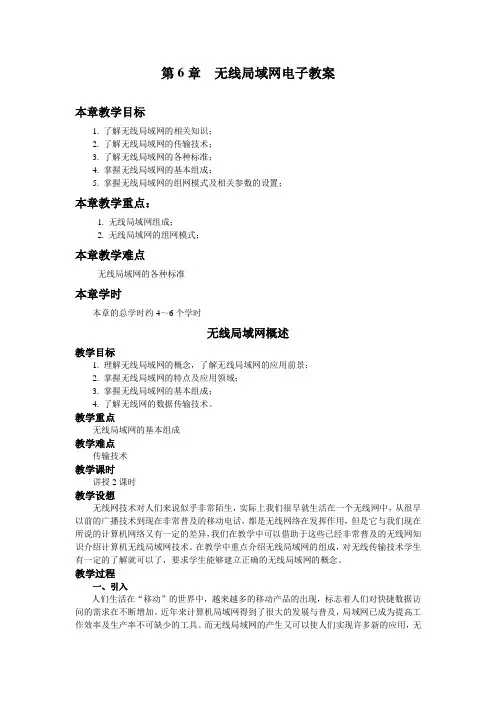 无线局域网电子教案