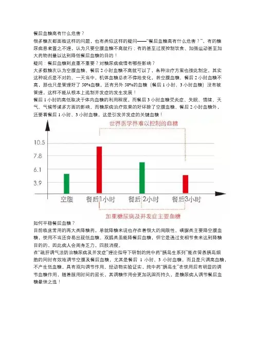 餐后1小时、3小时血糖,导致并发症的关键血糖