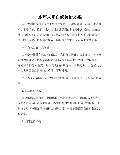 水库大坝白蚁防治方案