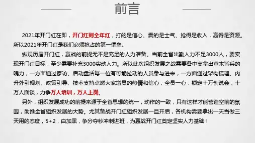 开门红组织发展启动方案宣导40页