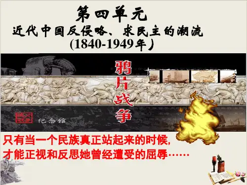 高中历史人教必修一第四单元鸦片战争(共53张PPT).pptx(1)
