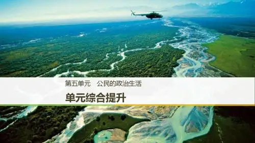 2018年高考政治复习：必修二  第一单元《公民的政治生活》复习课件