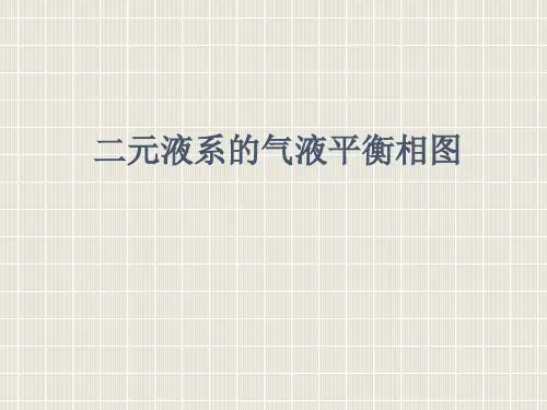 二元液系气液平衡相图