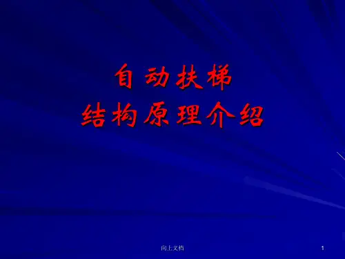 自动扶梯结构原理(知识学习)