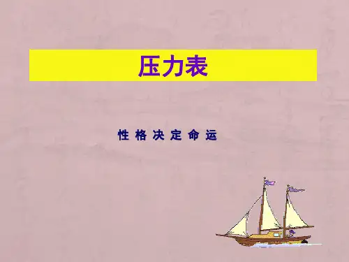 压力表