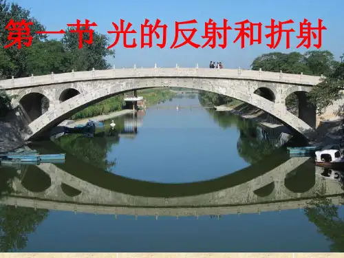 第十三章  第一节 光的反射和折射(精品教案)