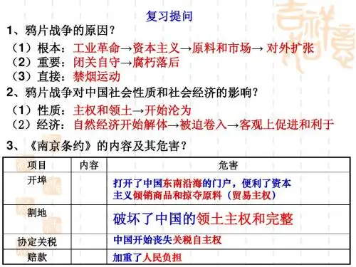 第六讲近代中国人民的抗争和探索