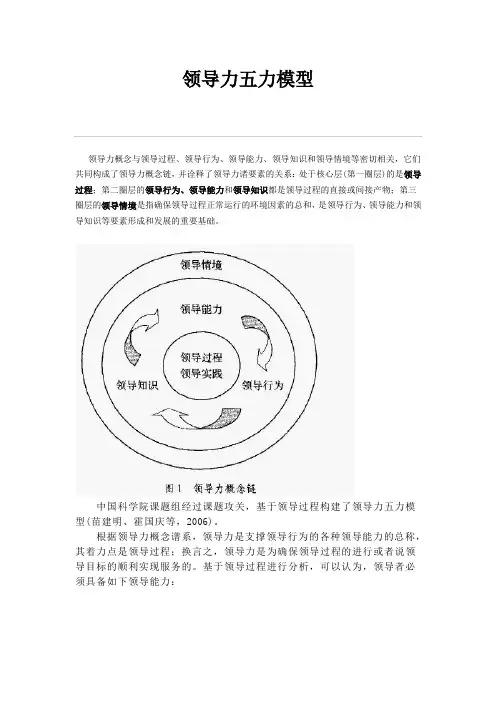 领导力五力模型