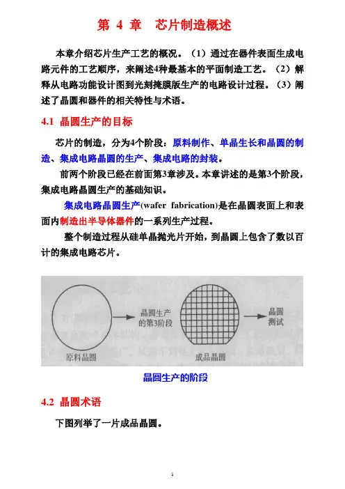 第4章  芯片制造概述 14