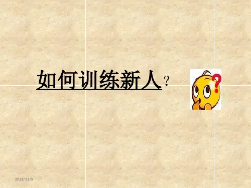 如何带教新人PPT课件