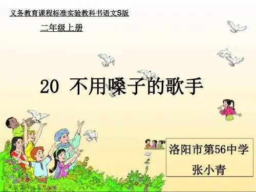 20 不用嗓子的歌手(省一等奖)