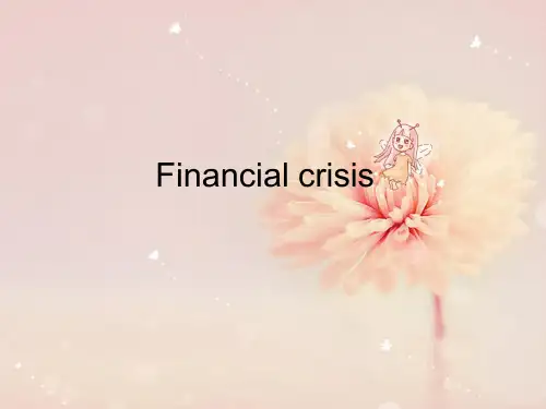 Financial Crisis金融危机英文介绍