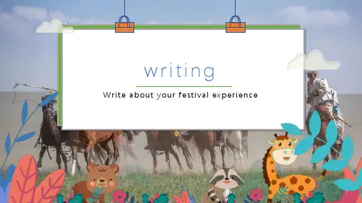 Unit 1 Reading for writing写作指导 高中英语人教版(2019)必修第三册 
