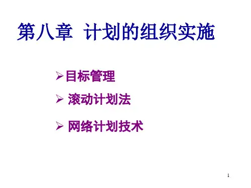 管理学计划的实施