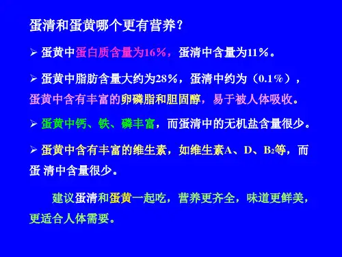 蛋白质和营养不良PPT课件