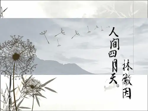 林徽因介绍 PPT