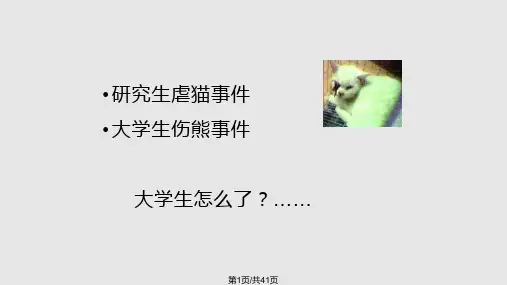 大学生心理健康心理障碍PPT课件