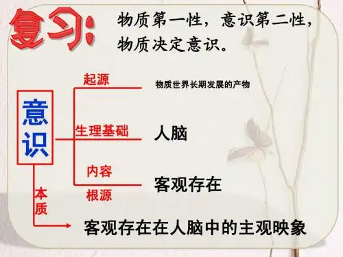 2.5.2意识的作用(公开课)