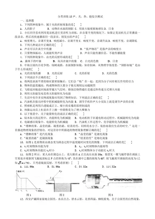 声热光能综合测试