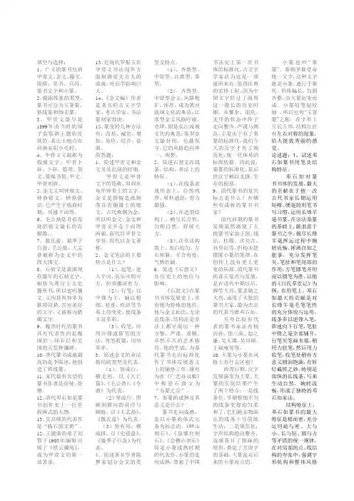 篆书篆刻试题