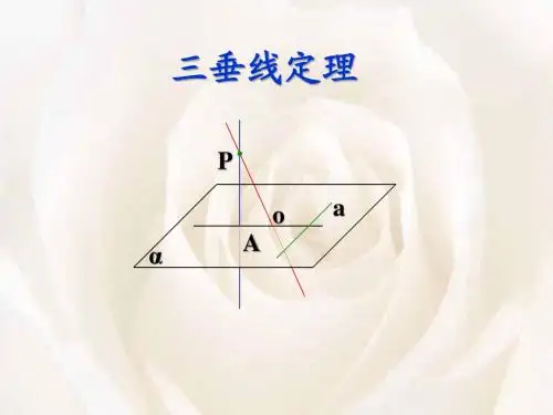 三垂线定理