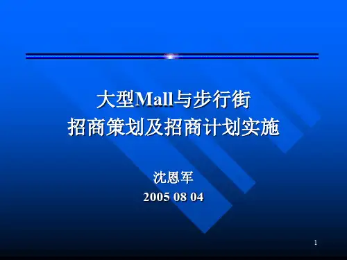 招商策略和招商计划实施ppt课件