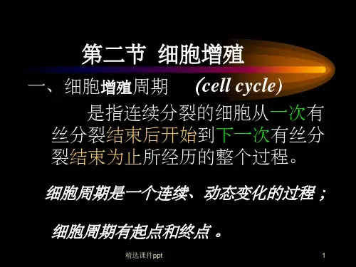 《细胞增值周期》PPT课件