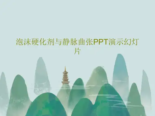 泡沫硬化剂与静脉曲张PPT演示幻灯片共27页文档