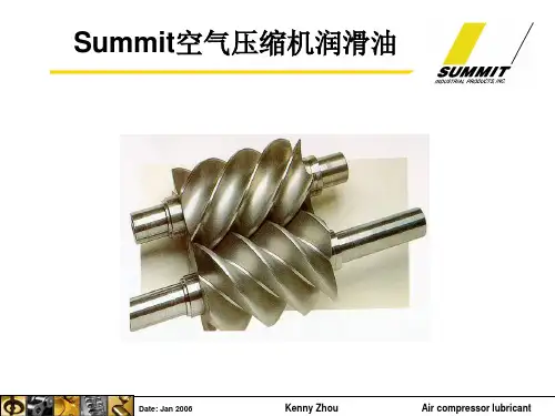 Summit 空压机润滑油产品资料