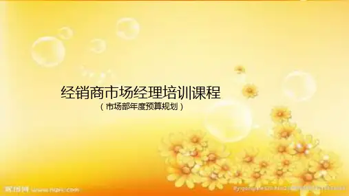 汽车4S店市场部年度预算规划