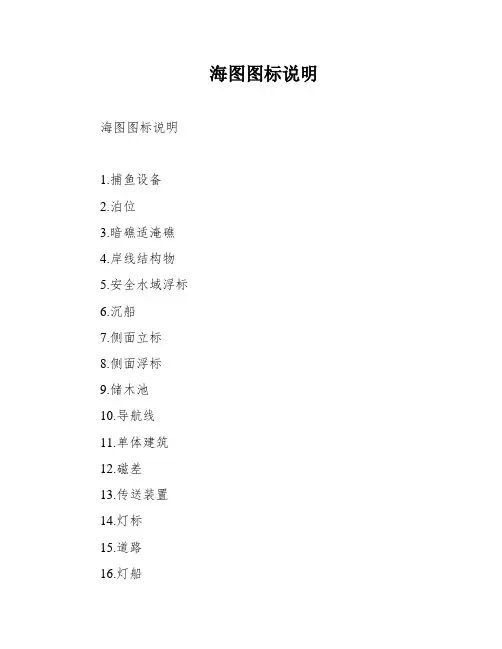 海图图标说明