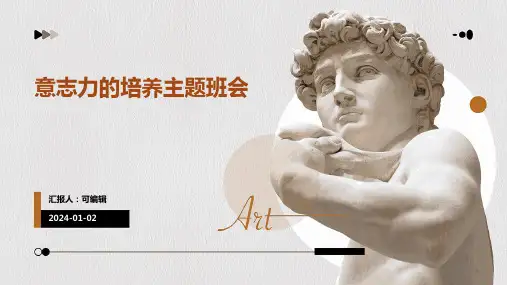 意志力的培养主题班会