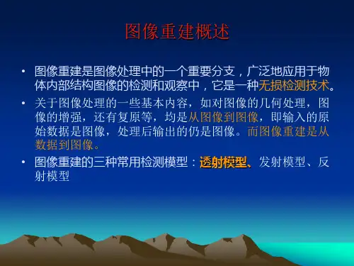 ART算法图像重构