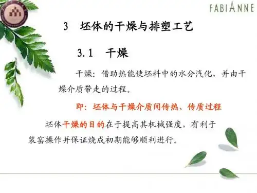 现代陶瓷工艺学-第三章