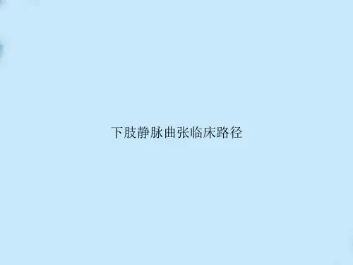 下肢静脉曲张临床路径