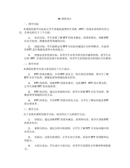 fft课程设计