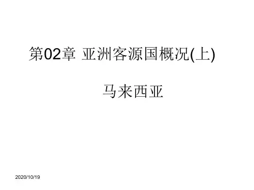 课件-第02章 亚洲客源国概况(上)-03马来西亚