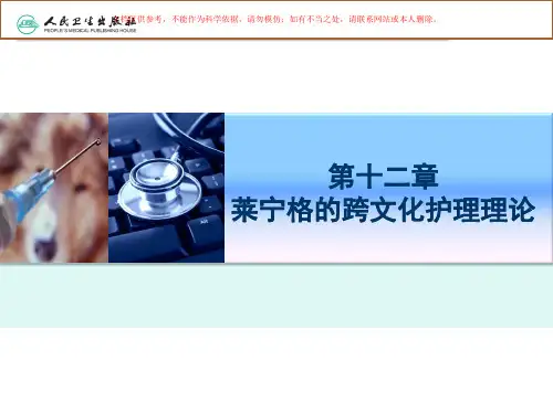莱宁格的跨文化护理理论宣教课件