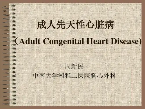 成人先心病