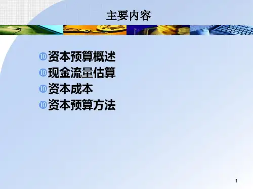 第五讲资本预算