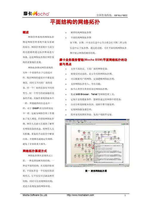 平面结构的网络拓扑