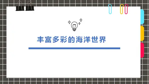 小学课后服务美术社团活动《丰富多彩的海洋世界》课件(共24张PPT)