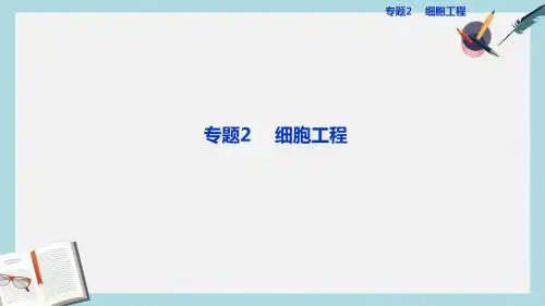 人教版高中生物选修三2.1.1《植物细胞工程的基本技术》ppt同步课件