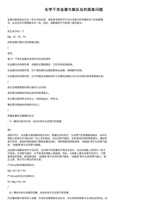 化学干货金属与酸反应的图象问题