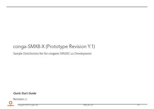 conga-SMX8-X (Prototype Revision Y.1) 快速入门指南说明书